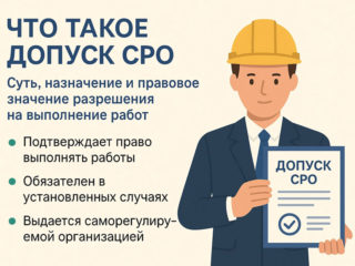 Что такое допуск СРО: суть, назначение и правовое значение разрешения на выполнение работ