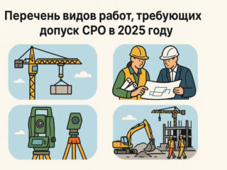 Перечень видов работ, требующих допуск СРО в 2026 году